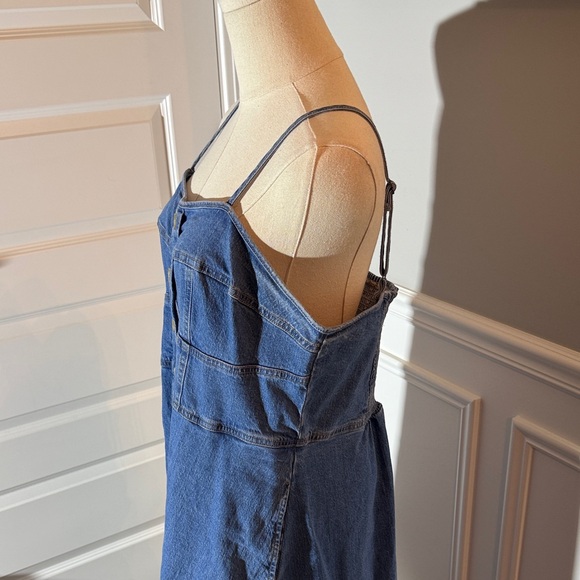 Universal Thread Denim A Line Button Down Dress - Picture 5 of 8